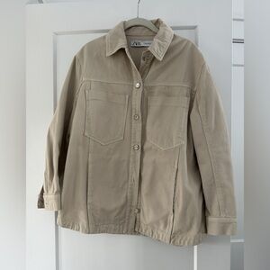 Zara Women's Tan Jacket Size S